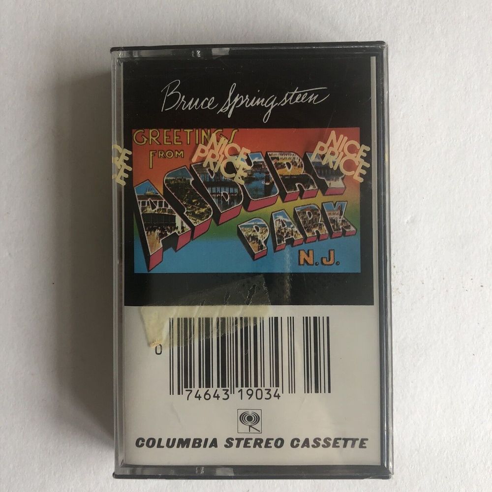 Bruce Springsteen "Greetings From Asbury Park, N.J." Cassette 1984 NEW SEALED